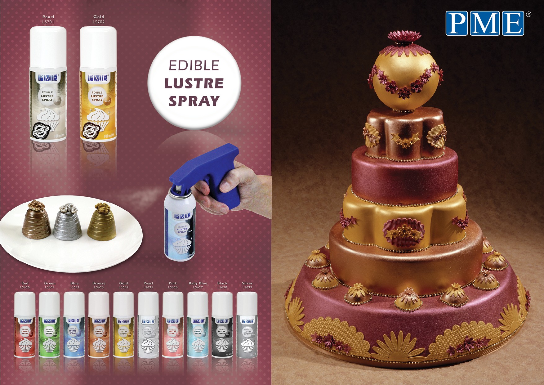 Spray comestible