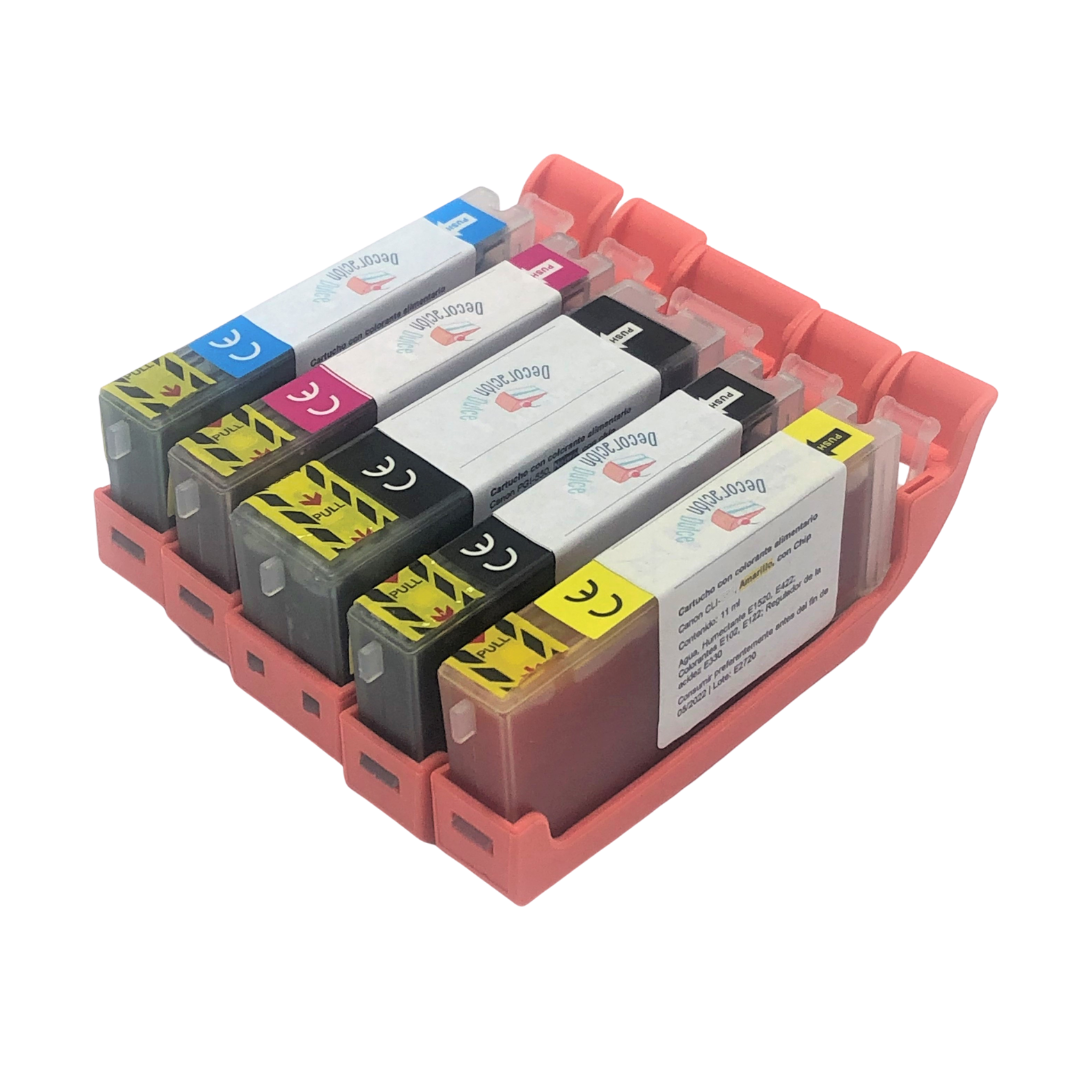 Cartuchos comestibles Pgi580 / Cli581