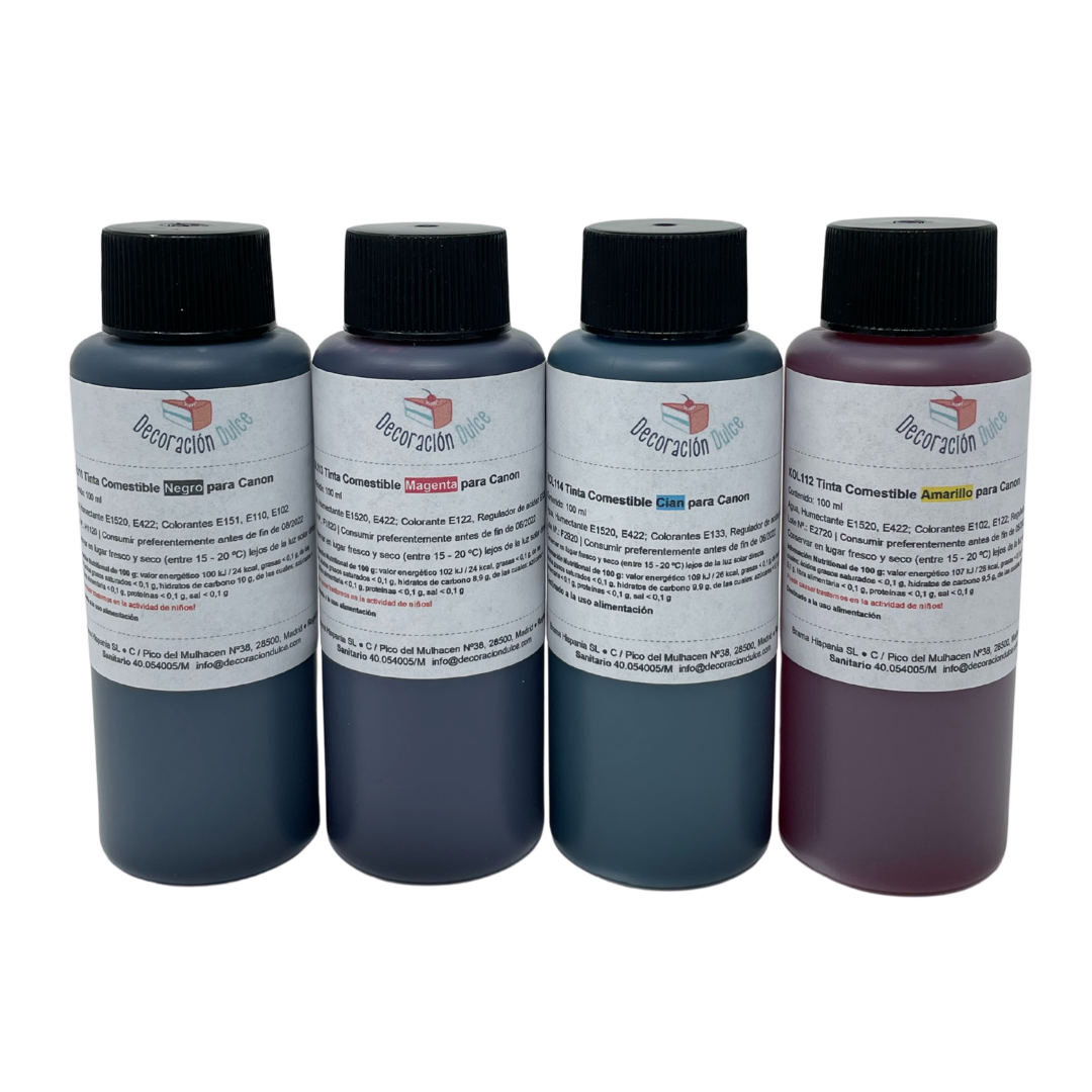 Tinta comestible impresoras Canon